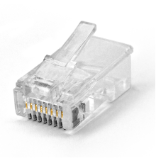 Конектор RITAR PREMIUM RJ-45 8P8C Cat-5 (100 шт / уп.) Q100 (позолочені контакти)