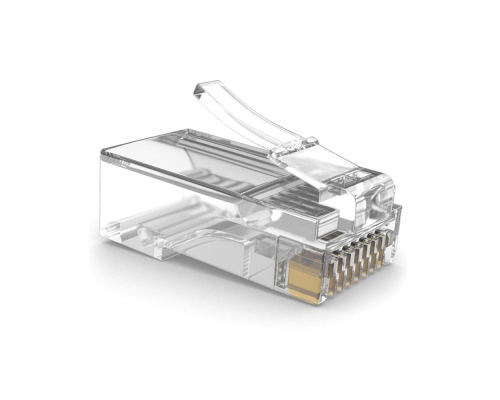 Конектор PiPo RJ-45 8P8C UTP Cat-5 (100 шт / уп.) Q100 Конектор PiPo RJ-45 8P8C UTP Cat-5 (100 шт / уп.) Q100