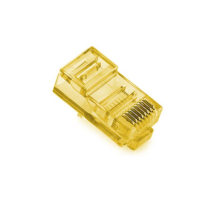Конектор Ritar RJ-45 8P8C UTP Cat-5 (100 шт / уп.) Q100 Yellow в тубі