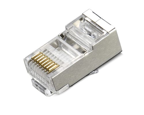 Конектор RITAR RJ-45 8P8C FTP Cat-6 екранований (100 шт / уп.) Q100