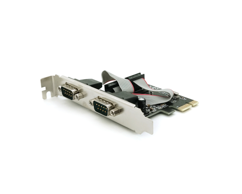 Контролер PCI-Е => RS232 (9Pin) + RS232 (9Pin), 2 порти, TX382B-2S, BOX Контролер PCI-Е => RS232 (9Pin) + RS232 (9Pin), 2 порти, TX382B-2S, BOX