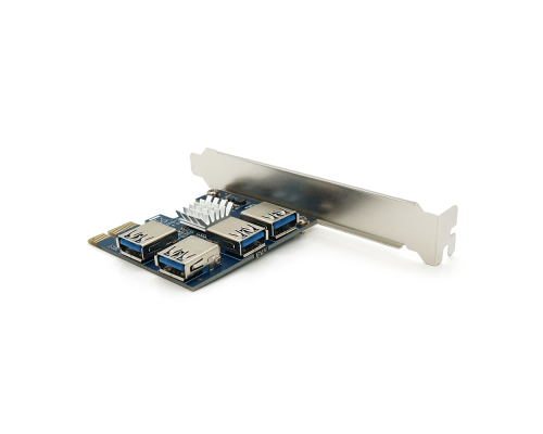 Контролер PCI-Е => USB 3.0, 4 порта, 5Gbps, OEM