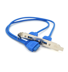 Планка розширення USB 3.0, на задню панель 2port, OEM