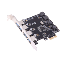 Контролер PCI-Е=>USB 3.0, 4 порти, 5Gbps, BOX