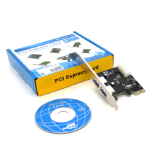 Контролер PCI-Е => USB 3.0, 2port, BOX