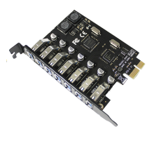 Контролер PCI-Е => USB 3.0, 7 портів, 5Gbps, BOX