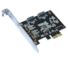 Контролер PCI-E=>SATA 3.0, ASM1061, 6Gb/s, 2 порти внутрішніх, BOX