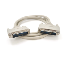Кабель LPT DB25 M-M, 25Pin, 1.5m, сірий, OEM, Q25
