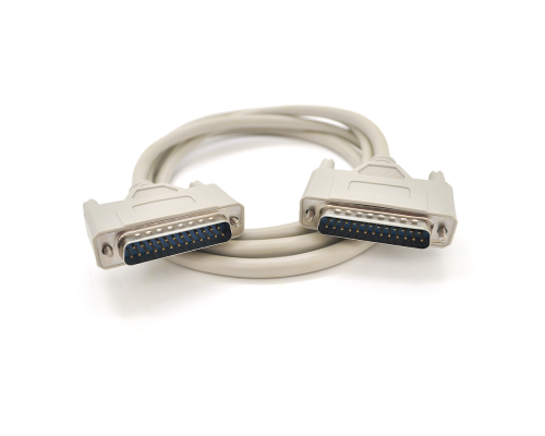 Кабель LPT DB25 M-M, 25Pin, 1.5m, сірий, OEM, Q25
