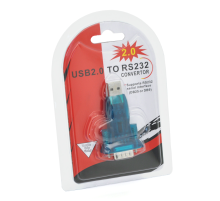 Адаптер USB to RS-232 Converter (9 pin), Blister