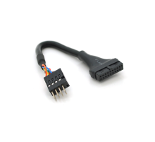 Перехідник USB 3.0 => USB 2.0 для материнської плати, 20pin (мама) to 8 pin (тато)