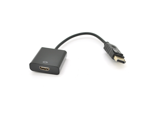 Конвертер Display Port (тато) на HDMI (мама) 30cm, Black, 1080p, Пакет