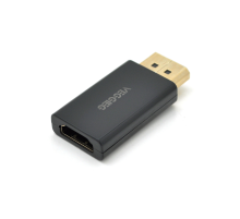 Перехідник VEGGIEG DH Display Port (тато) на HDMI (мама) підтримка 1080p, Black, Пакет