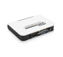 Активний конвертер HDMI (input) на VGA(output) + Audio Adapter, White, 4K / 2K,
