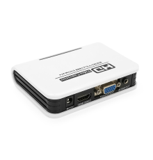 Активний конвертер HDMI (input) на VGA(output) + Audio Adapter, White, 4K / 2K,