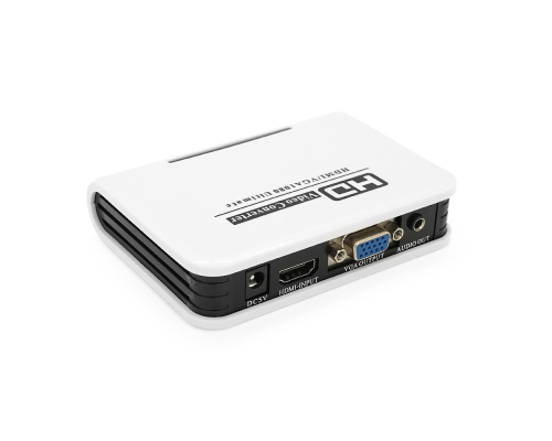 Активний конвертер HDMI (input) на VGA(output) + Audio Adapter, White, 4K / 2K,