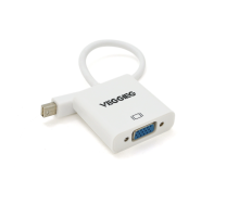 Конвертер VEGGIEG MV-W Display Port (тато) на VGA(мама), 25cm, White, Пакет Конвертер VEGGIEG MV-W Display Port (тато) на VGA(мама), 25cm, White, Пакет