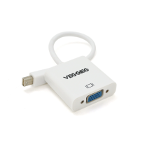 Конвертер VEGGIEG MV-W Display Port (тато) на VGA(мама), 25cm, White, Пакет