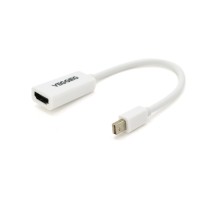 Конвертер VEGGIEG MH-W Display Port (тато) на HDMI (мама), 25cm, White, Пакет