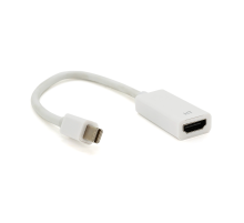 Конвертер mini Display Port (тато) на HDMI (мама) 30cm (Big Size), White, 4K/2K, Пакет