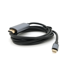 Кабель HDMI (тато) - Type-C (тато), 4K, 60HZ, Chip:2172U, 1.8m, Black