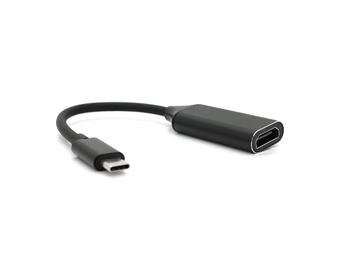 Конвертер Type-C (тато) на HDMI(мама) 10cm, Black, 4K/2K, Пакет