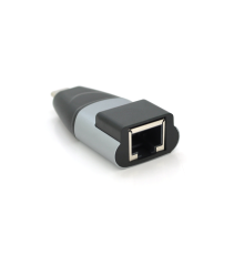 Перехідник Type-C (тато)/RJ-45 (мама), chip:RTL8153, 1000Mbps, Black