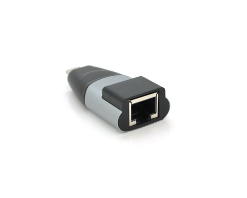 Перехідник Type-C (тато)/RJ-45 (мама), chip:RTL8153, 1000Mbps, Black Перехідник Type-C (тато)/RJ-45 (мама), chip:RTL8153, 1000Mbps, Black