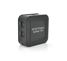 Цифровий оптичний роздільник звуку SPDIF / Toslink 1x3 Цифровий оптичний роздільник звуку SPDIF / Toslink 1x3
