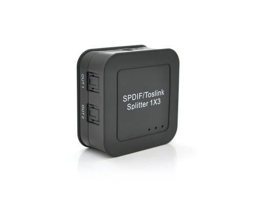 Цифровий оптичний роздільник звуку SPDIF / Toslink 1x3