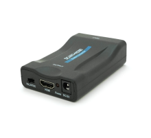 Конвертер SCART (мама) на HDMI(мама), 5V/2A, Black, Box, Q250