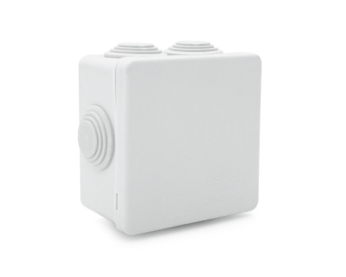 Коробка розподільна зовнішня YOSO Т40 85х85х50 IP55 колір білий (85*85*50), Q200 Коробка розподільна зовнішня YOSO Т40 85х85х50 IP55 колір білий (85*85*50), Q200