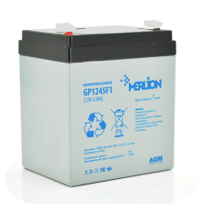 Корпус для акумуляторної батареї MERLION GP1245F1 (90x70x106), Q10