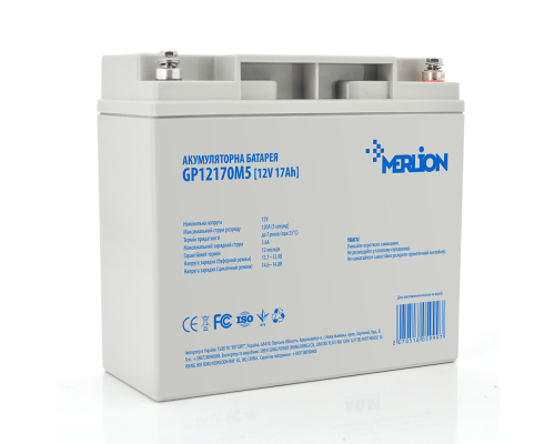 Корпус для акумуляторної батареї MERLION GP12170М5 (181x77x167мм), Q4