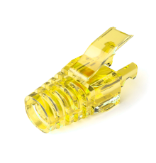 Ковпачок ізолюючий PiPo RJ-45 Cat.5/Cat.6 (100 шт/уп.), Transparent-yellow
