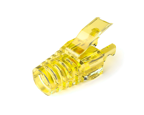 Ковпачок ізолюючий PiPo RJ-45 Cat.5/Cat.6 (100 шт/уп.), Transparent-yellow