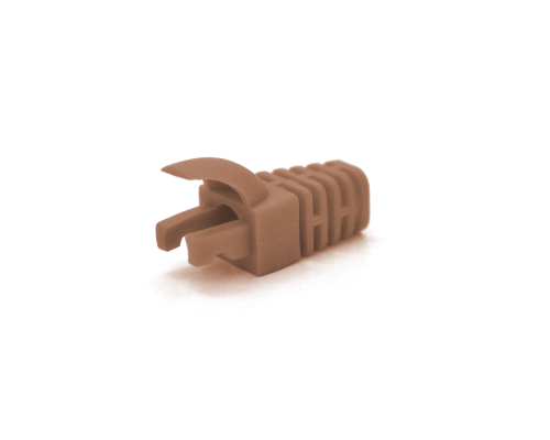 Ковпачок ізолюючий RJ-45 Brown Cat.5/Cat.6 (100 шт / уп.) Q100