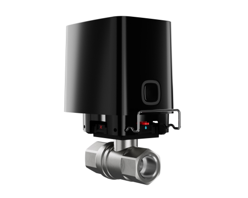 Бездротовий кран перекриття води з дистанційним керуванням Ajax WaterStop 1/2" black