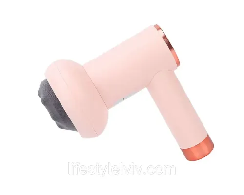 Масажер для тіла з насадками W44 з USB зарядкою, Рожевий/Акумуляторний антицелюлітний масажер Масажер для тіла з насадками W44 з USB зарядкою, Рожевий/Акумуляторний антицелюлітний масажер