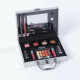 Набір декоративної косметики в алюмінієвому кейсі з дзеркалом Makeup set MC1488 Сріблястий