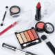 Набір декоративної косметики в алюмінієвому кейсі з дзеркалом Makeup set MC1488 Сріблястий