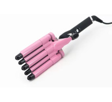 Плойка на пять волн Hair Curler с керамическим покрытием KR-8832 Розовый