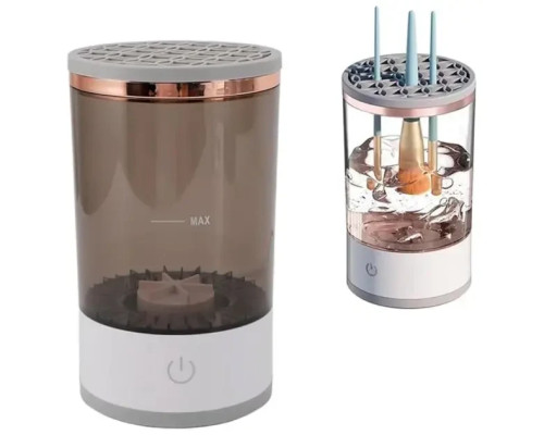 Портативний автоматичний очисник пензлів для макіяжу Makeup Brush Cleaner USB Білий RD-1805 Портативний автоматичний очисник пензлів для макіяжу Makeup Brush Cleaner USB Білий RD-1805