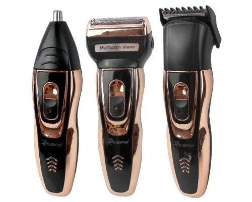 Набір для стриження Gemei GM 595 Hair Trimmer <unk> електробритва, тример із насадками Джемей