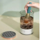 Портативний автоматичний очисник пензлів для макіяжу Makeup Brush Cleaner USB Білий RD-1805
