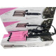 Плойка на п'ять хвиль Hair Curler з керамічним покриттям KR-8832 Рожевий