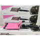 Плойка на п'ять хвиль Hair Curler з керамічним покриттям KR-8832 Рожевий