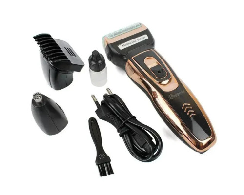 Набір для стриження Gemei GM 595 Hair Trimmer <unk> електробритва, тример із насадками Джемей