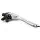Вібромасажер для спини та тіла Magic Touch massager HSM 50303 4в1 Сірий з насадками