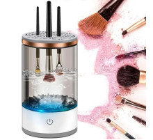 Портативный автоматический очиститель кистей для макияжа Makeup Brush Cleaner USB Белый RD-1805